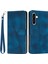 Samsung Galaxy A36 5G/A56 5g Kılıf Çanta Baskılı Üçgen Deri Telefon Kapağı-Safir (Yurt Dışından) 1