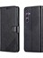 Samsung Galaxy S24 Kılıf Çizilmez Pu Deri Standlı Cüzdan Telefon Kapağı-Siyah (Yurt Dışından) 1