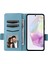 Samsung Galaxy A36 5g Kılıf Litchi Dokulu Pu Deri Cüzdan Kapaklı Telefon Kılıfı-Bebek Mavisi (Yurt Dışından) 3