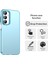 Samsung Galaxy A55 5g Kılıf Pc+Tpu+Pet Mat Düşme Önleyici Telefon Arka Kapak-Mavi (Yurt Dışından) 4