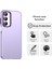 Samsung Galaxy A55 5g Kılıf Pc+Tpu+Pet Mat Düşme Önleyici Telefon Arka Kapak-Mor (Yurt Dışından) 4
