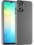 Samsung Galaxy A06 Kılıf Tpu+Pc Telefon Arka Kapak Mat Yarı Saydam Tasarım-Siyah (Yurt Dışından) 1