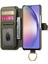 Samsung Galaxy A55 5g Kılıf Rfıd Engelleme Fermuar Cüzdan Pu Deri Mobil Kapak-Yeşil (Yurt Dışından) 3