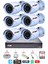6 Lı Gece Renkli Görüş Güvenlik Kamerası Full Hd-Su Geçirmez Güvenlik Kamerası Seti 320GB 2