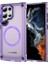 Samsung Galaxy S25 Ultra Kılıf Skin Touch Tpu+Pc Telefon Kılıfı Magsafe-Mor ile Uyumlu (Yurt Dışından) 1