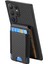 Samsung Galaxy S25 Ultra Kılıf Kart Tutuculu Kickstand Deri Arka Kapak-Siyah (Yurt Dışından) 3