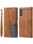 Ttudrch Stil 004 Samsung Galaxy A56 5g Deri Kılıf Rfıd Engelleme Cüzdan Halkalı Telefon Kılıfı Kapak Kayış-Kahverengi (Yurt Dışından) 1
