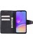 Samsung Galaxy A56 5g Kılıf Ekleme Dokulu Deri Telefon Kapağı Görünüm Standı-Siyah (Yurt Dışından) 3
