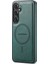 Magkıng K1 Serisi Samsung Galaxy S24 Manyetik Kılıf Pc+Tpu+Pu Deri Telefon Kılıfı-Yeşil (Yurt Dışından) 1