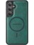 Magkıng K1 Serisi Samsung Galaxy S24 Manyetik Kılıf Pc+Tpu+Pu Deri Telefon Kılıfı-Yeşil (Yurt Dışından) 3