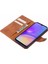 Samsung Galaxy A56 5g Kılıf Ekleme Dokulu Deri Telefon Kapağı Standı-Kahverengi (Yurt Dışından) 4