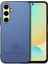 Samsung Galaxy S24 Kılıf Kumaş Doku Deri+Pc+Tpu Düşmeyi Önleyici Telefon Kapağı-Mavi (Yurt Dışından) 1