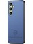 Samsung Galaxy S24 Kılıf Kumaş Doku Deri+Pc+Tpu Düşmeyi Önleyici Telefon Kapağı-Mavi (Yurt Dışından) 2