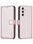 Samsung Galaxy A56 5g Kılıf Cüzdan Folyo Flip Deri Kapak-Pembe Altın (Yurt Dışından) 1
