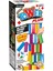 Renkli Tower Plus Jenga Büyük Boy Doğal Ahşap Denge Kule Oyunu 1