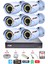 6 Lı Gece Renkli Görüş Güvenlik Kamerası Full Hd-Su Geçirmez Güvenlik Kamerası Seti 500GB 1