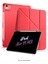 Apple iPad Air 11 Inç 2025 M3 Çip Uyumlu Kalem Bölmeli Standlı Tri Folding Fuchsia Tablet Kılıfı 1