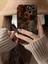 Apple iPhone Vintage Amber Leopar Desenli Kahve Siyah Geçişli Silikon Telefon Kılıfı 1