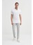 Beyaz Erkek Polo Yaka T-Shirt 4613 1
