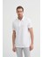 Beyaz Erkek Polo Yaka T-Shirt 4613 2