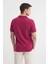 Fuşya Erkek Polo Yaka T-Shirt 4613 2