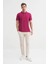 Fuşya Erkek Polo Yaka T-Shirt 4613 3