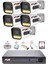 5 Kameralı Set Full Hd Gece Renkli Görüş - Cepten İzle - Su Geçirmez Güvenlik Kamerası Seti 1tb 1