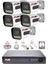 5 Kameralı Set Full Hd Gece Renkli Görüş - Cepten İzle - Su Geçirmez Güvenlik Kamerası Seti 1tb 2