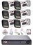 6 Kameralı Set Full Hd Gece Renkli Görüş - Cepten İzle - Su Geçirmez Güvenlik Kamerası Seti 1tb 2