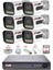 6 Kameralı Set Full Hd Gece Renkli Görüş-Cepten İzle-Su Geçirmez Güvenlik Kamerası Seti 500GB 2