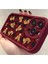 Apple iPhone Teddy Bear Darbeye Dayanıklı Yumuşak Silikon Bordo Telefon Kılıfı 3
