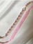 Pembe Beyaz Çerçeveli Pastel Renkli Chevron Örgü Bileklik 2'li Set 2