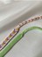 Yeşil Beyaz Çerçeveli Pastel Renkli Chevron Örgü Bileklik 2'li Set 2