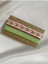 Yeşil Beyaz Çerçeveli Pastel Renkli Chevron Örgü Bileklik 2'li Set 3