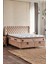 Elegance Lüks Yatak Baza ve Başlık Seti 120 x 200 cm Tek Kişilik Paket Yaylı Yumuşak Yatak Baza Başlık Takımı 1