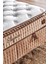 Elegance Lüks Yatak Baza ve Başlık Seti 120 x 200 cm Tek Kişilik Paket Yaylı Yumuşak Yatak Baza Başlık Takımı 3