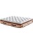 Elegance Lüks Yatak Baza ve Başlık Seti 120 x 200 cm Tek Kişilik Paket Yaylı Yumuşak Yatak Baza Başlık Takımı 6