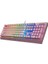 Mekanik Oyun Klavyesi Quartz Pembe Klavye Clicky Switches 3