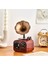 Nostaljik Radyo Görünümlü Gramofon Temalı Kurmalı Retro Müzik Kutusu Konsept Hediyelik Dekoratif Set 1