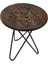 Ahşap Oymalı Yuvarlak Sehpa 40 cm 3