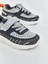 Steps Gri Bağcık ve Cırt Cırtlı Erkek Bebek Spor Ayakkabı T T 2