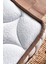 Hades Yatak 200X200 cm Çift Kişilik 30 cm Kalınlığında Paket Yaylı Lüks Yatak Orta Sert Krem Kumaş 4