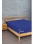 Penye Lastikli Çarşaf Pamuklu Jersey Tek Kişilik 100 x 200 cm Lacivert 1