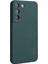 Samsung Galaxy S25 Silikon Kılıf Enkay Şapka Prens Düz Kenarlı Cep Telefonu Arka Kapak-Koyu Yeşil (Yurt Dışından) 1