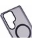 Youngkıt Samsung Galaxy S25 Ultra Mat Kılıf Magsafe Pet Tpu ile Uyumlu Darbeye Dayanıklı Telefon Kapağı-Şeffaf Siyah (Yurt Dışından) 5