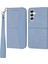 Samsung Galaxy A56 5g Kılıf Dokuma Dokulu Pu Deri Cüzdan Telefon Kapağı-Gri (Yurt Dışından) 1