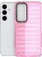 Samsung Galaxy S25+ Kılıf Şerit Tasarımlı Kaymaz Çıkarılabilir Tpu+Pc Telefon Kapağı-Açık Pembe (Yurt Dışından) 3