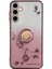 Kadem Samsung Galaxy A56 5g Kılıf Yüzük Kickstand Tpu Çiçekler Telefon Kapağı Degrade Glitter-Gül Altın (Yurt Dışından) 1