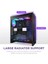 CM-H71FB-01 Atx Hızlı Çıkarılan Temperli Cam Yan Panel Mid Tower Pc Oyun Kasası Rgb Fans H7 Flow Rgb 2024 Siyah 5