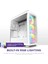 CM-H71FB-01 Atx Hızlı Çıkarılan Temperli Cam Yan Panel Mid Tower Pc Oyun Kasası Rgb Fans H7 Elite 2023 Beyaz 3